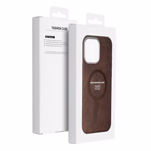 Kuori Samsung A57:lle Gentleman Mag Cover yhteensopiva MagSafe:n kanssa ruskea