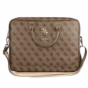 Guess 4G Big Logo bag for a 16'' laptop - brown