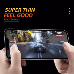 5D Full Glue Hybrid Glass for iPhone 13/13 PRO/14/16e / 17e (SE 4 2025) Bestsuit Flexible black