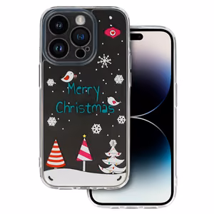 Tel Protect Christmas Case for Samsung S23 Design 4 Clear