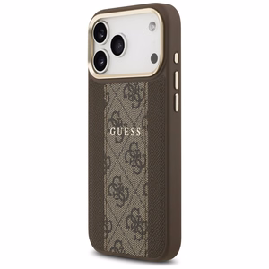 Guess 4G Stripe MagSafe -suojakuori iPhone 17 Pro Max - ruskea