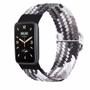 BARIDED STRAP MI BAND 7 PRO/ M7 PRO (13) BLACK AND WHITE