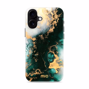 MIO Green Marble Magsafe suojakuori iPhone 16 Plus