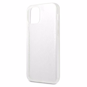 Guess GUHCP12M3D4GTR iPhone 12/12 Pro 6.1" läpinäkyvä kovakotelo 4G 3D kuvio kokoelma