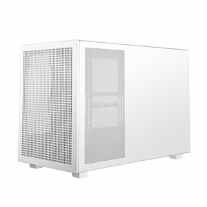 DeepCool CH260 Wood – computer case with wood trim, white