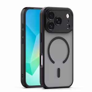 Mag Matt Suojakuori iPhone 17 Pro Max 6,9" musta kamerasuoja