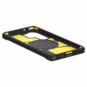 Spigen Tough Armor MagSafe suojakuori Samsung Galaxy S25 Ultra -puhelimelle musta
