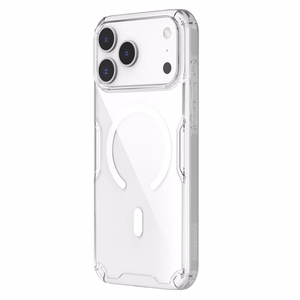 Nillkin Nature TPU Pro Magneettinen Suojakuori MagSafe-yhteensopiva iPhone 17 Pro Max:lle - Läpinäkyvä
