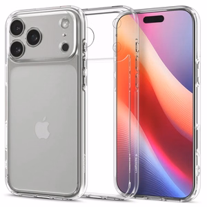 Spigen Ultra Hybrid Suojakuori iPhone 17 Pro Max:lle Crystal Clear
