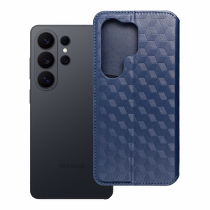 Sininen Cubic Book -läppäkotelo Motorola Moto G17 Power -puhelimelle