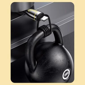 USB-kaapeli Joyroom Mermaid Series musta Type-C 120cm (enintään 5A)