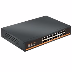 PoE switch 16ch 1000Mbps +2G uplink