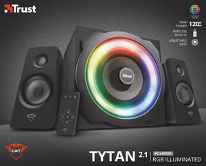 Trust GXT 629 Tytan speaker set 2.1 channels 60 W Black