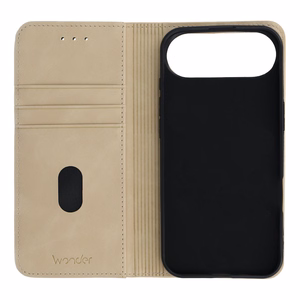 Wonder Smart Case iPhone 17 Air:lle vaalea kultainen