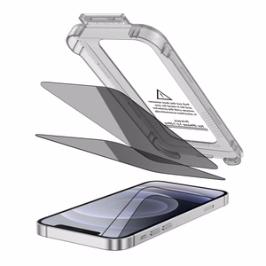 Tech-Protect Quick Set Spy+ Yksityisyyslasi 2 kpl iPhone 12 / 12 Pro:lle