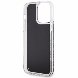 Guess GUHCP14XLCSGSGK iPhone 14 Pro Max 6.7" musta/musta hardcase Liquid Glitter Marble