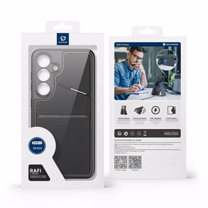 Dux Ducis Rafi II Mag Suojakuori Samsung Galaxy S24:lle - musta