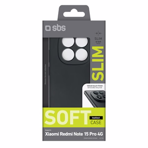 SBS Instinct Case for Xiaomi Redmi Note 15 Pro 4G - Black