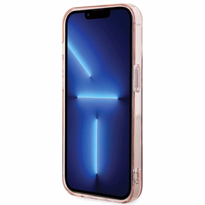 Karl Lagerfeld IML Choupette MagSafe Suojakuori iPhone 15 Pro:lle - vaaleanpunainen