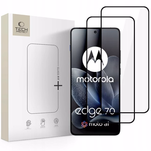 Tech-Protect Glass Fit+ -panssarilasi, 2 kpl:n pakkaus, Motorola Edge 70 5G -mallille, musta