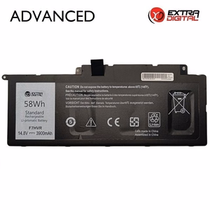 Kannettavan tietokoneen akku DELL F7HVR, 3900 mAh, Extra Digital Advanced