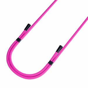 3mk EasyClip puhelimen kaulahihna, vaaleanpunainen (mustat osat)