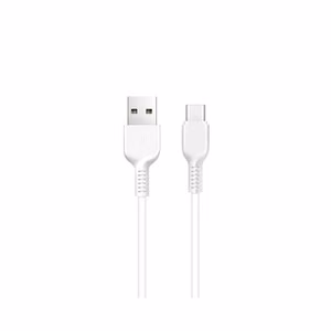 Hoco X20 USB-A - USB Type-C -kaapeli, 2.4A, 1 m, valkoinen