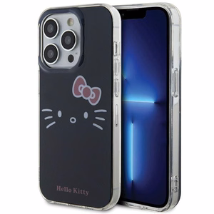 Hello Kitty IML Kitty Face Suojakuori iPhone 14 Pro:lle - musta