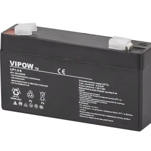 VIPOW-geeliakku, 6 V, 1,3 Ah