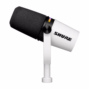 Shure MV7+-W – USB-C/XLR-podcast- ja laulumikrofoni, valkoinen
