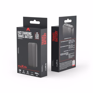 Maxlife power bank MXPB-02 PD QC 20W 20000 mAh black