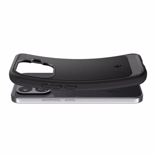 Spigen Rugged Armor -suojakuori Xiaomi 17T Prolle, mattamusta