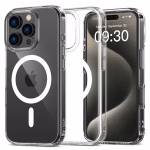 Tech-Protect FlexAir Hybrid MagSafe Suojakuori iPhone 16 Pro Max:lle - läpinäkyvä