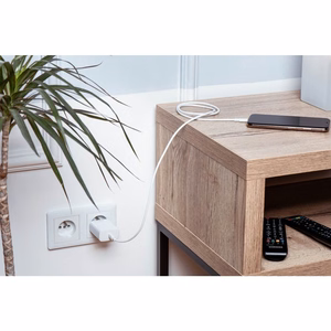 FORCELL F-ENERGY C901 USB-C - Lightning MFi -kaapeli PD 3A 30W 1 m valkoinen