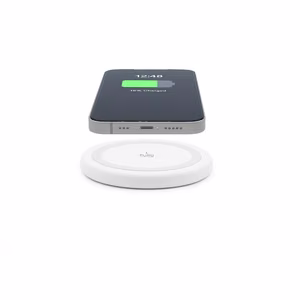 Puro Qi 10 W langaton latausalusta Android- ja iPhone-laitteille, valkoinen