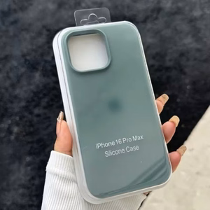 Puhelimen suojakuori Silicone Plastic Pack Apple iPhone 12 Pro Max Cactus (pakkauksessa)