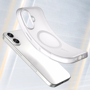 Magneettinen Abrasive iPhone 17 Suojakuori MagSafe-yhteensopiva - Matta Valkoinen