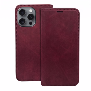 Smart Suede suojakuori Samsung Galaxy A16 5G viininpunainen