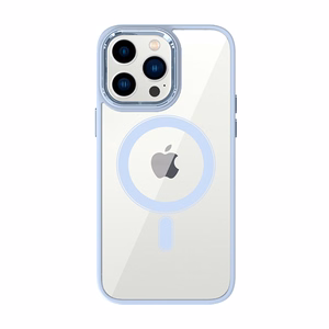 Tel Protect Magnetic Clear Suojakuori iPhone 13 Pro Max:lle vaaleansininen