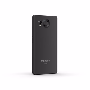 Älypuhelin - MAXCOM MS601 musta + läpinäkyvä takakuori