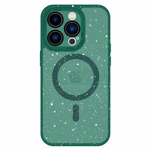 Tel Protect Magneettinen Splash Frosted Suojakuori iPhone 14:lle vihreä