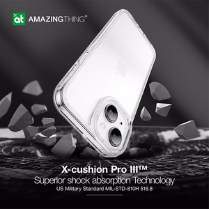 Amazing Thing Minimal Case 6.6FT IP156.7MINCL for Iphone 15 Plus transparent