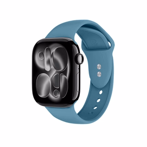 Crong Liquid strap for Apple Watch 44 / 45 / 46 / 49 mm, navy blue