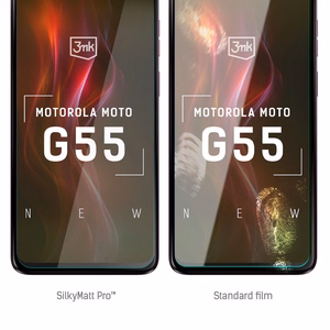 Motorola Moto G55 5G – 3mk Silky Matt Pro puhelimen näytönsuoja
