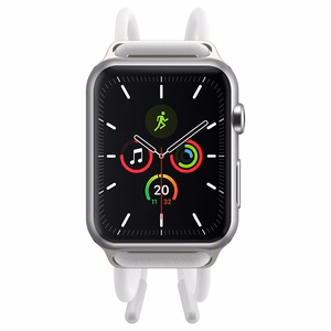 Baseus Adjustable sports strap Let`s Go for Apple Watch 3/4/5/6/SE 38/40mm (LBAPWA4-A24) White-pink