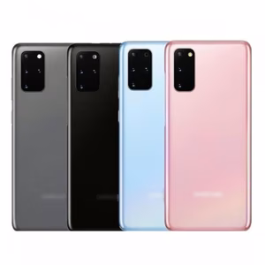 Back Cover Compatible With Samsung G980 S20 / Cloud White / (With Camera Lens) OEM