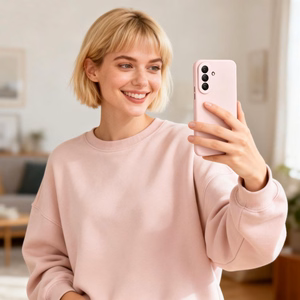 Tech-Protect Icon suojakuori Samsung Galaxy A37 5G:lle pinkki