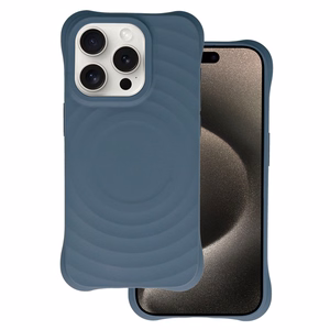 Tel Protect Wave Magsafe Suojakuori iPhone 15 Pro Max:lle laivastonsininen