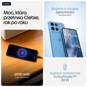 Motorola moto g17 power 17.1 cm (6.72") Hybrid Dual SIM Android 15 USB Type-C 8 GB 256 GB 6000 mAh Blue