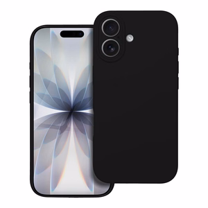 Silikoninen suojakuori iPhone 17:lle 2mm musta